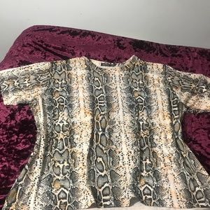 Snakeskin t-shirt